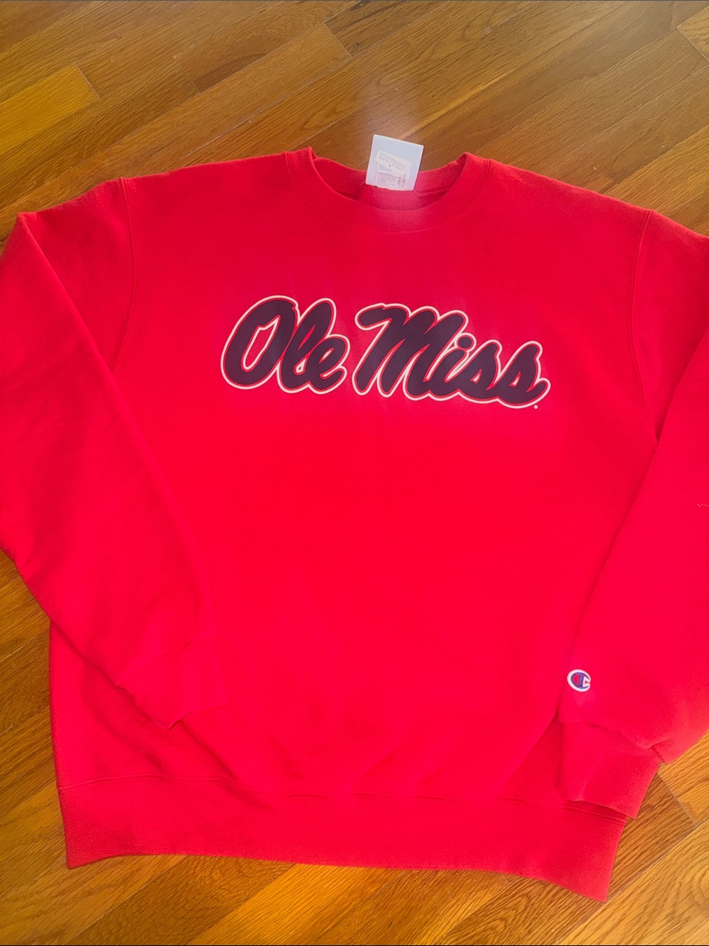 Champion Ole Miss Script Crewneck Sweatshirt